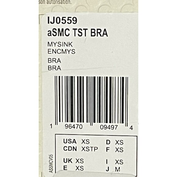 Adidas by Stella McCartney Size XS True Strength Medium Support Sports Bra NWT - Picture 7 of 7